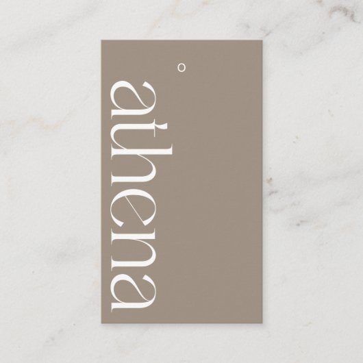 ロモダンゴ価格つるラベルカード 名刺 (正面)