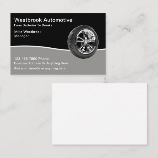 ロモダンゴ車のテンプレート付きサービス 名刺 (正面/裏面)