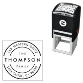 ロモダンゴ |ファミリ名差出人住所 セルフインキングスタンプ (インサイチュ)