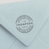 ロモダンゴ |ファミリ名差出人住所 セルフインキングスタンプ