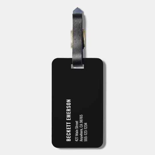 ロモダンゴ ラゲッジタグ (裏面縦)