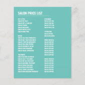 ロモダンゴ、美容師、ヘアサロン広告 チラシ (裏面)