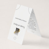 ロモダンゴQRコード付きつるのブレスレットホルダー 名刺 (裏面)