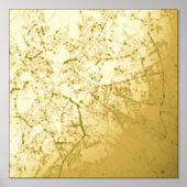 ロモダンーエレガントマクールイタリアの高級ギフトマップ 箔ポスター (正面)