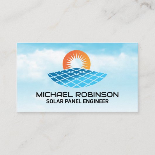 ロモダン太陽のゴ | クリーンエネルギー | 技術者 名刺 (正面)