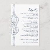 ロモダン航海のープ結婚結び詳細 エンクロージャーカード (正面)