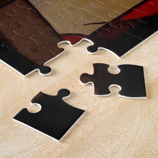 ロヨラの聖イグネイシャスのステンドグラス窓 ジグソーパズル (側面)