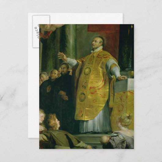 ロヨラの聖イグネイシャスの幻 ポストカード (正面/裏面)