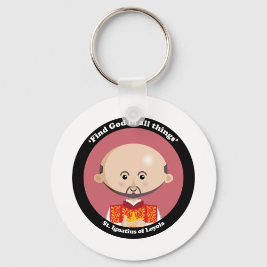 ロヨラの聖イグネイシャス キーホルダー (正面)