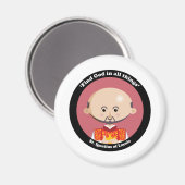 ロヨラの聖イグネイシャス マグネット (正面/裏面)