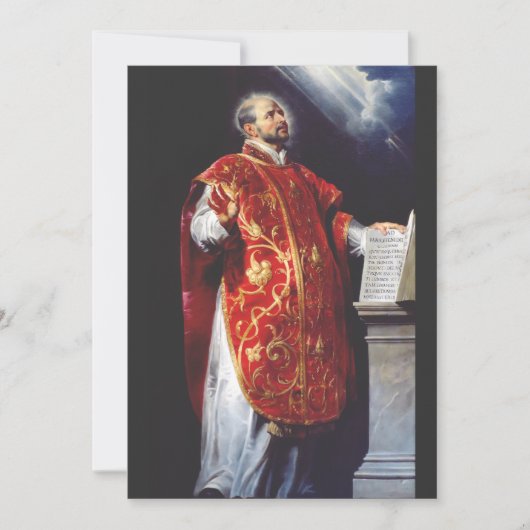 ロヨラの聖イグネイシャス 招待状 (正面)