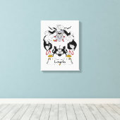 ロヨラ家紋 キャンバスプリント (インサイチュ (ウッドフロア))