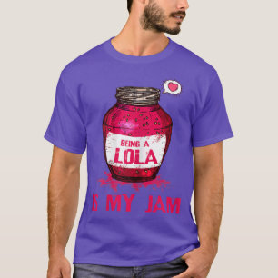 ロラの女性は私のジャム祖母おもしろいGr Tシャツ