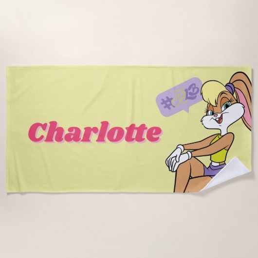 ロラシティング ビーチタオル (正面)