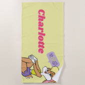 ロラシティング ビーチタオル (正面)