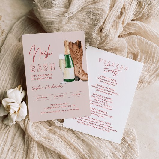 ロラナッシュバッシュバチェロレッテ 招待状