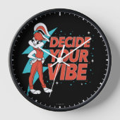 ロラバニーがあなたの雰囲気を決める 壁時計 (正面)