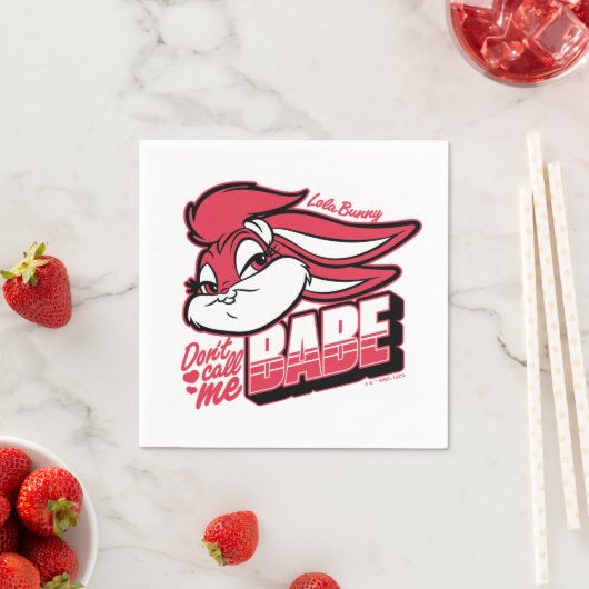 ロラバニーは私をBabeと呼ばない スタンダードカクテルナプキン (インサイチュ)