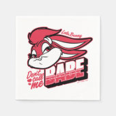 ロラバニーは私をBabeと呼ばない スタンダードカクテルナプキン (正面)