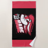 ロラバニーは私をBabeと呼ばない ビーチタオル (正面)