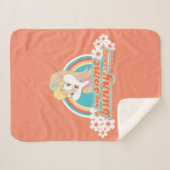 ロラバニーハグ今日のバニー シェルパブランケット (正面(横))