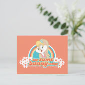 ロラバニーハグ今日のバニー ポストカード (スタンド正面)