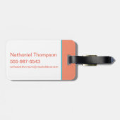 ロラバニーハグ今日のバニー ラゲッジタグ (裏面横)