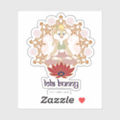 ロラバニーヨガロータスポーズ シール (シート)