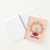 ロラバニーヨガロータスポーズ ノートブック (内部)