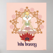 ロラバニーヨガロータスポーズ ポスター (正面)