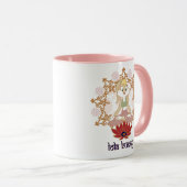 ロラバニーヨガロータスポーズ マグカップ (正面右)