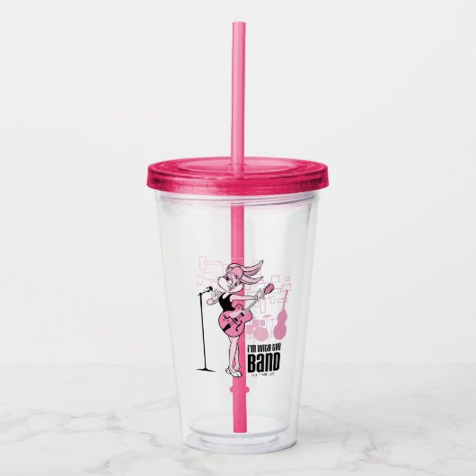 ロラバニー私はバンドと一緒にいる アクリルタンブラー (正面)