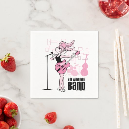 ロラバニー私はバンドと一緒にいる スタンダードカクテルナプキン (インサイチュ)