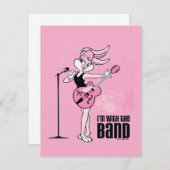 ロラバニー私はバンドと一緒にいる ノートカード (正面/裏面)