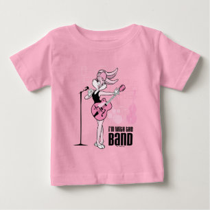 ロラバニー私はバンドと一緒にいる ベビーTシャツ