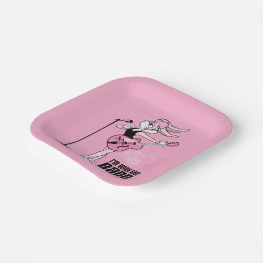 ロラバニー私はバンドと一緒にいる ペーパープレート (傾斜あり)