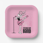 ロラバニー私はバンドと一緒にいる ペーパープレート (正面)