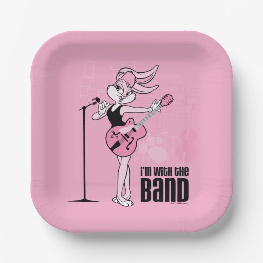 ロラバニー私はバンドと一緒にいる ペーパープレート (正面)
