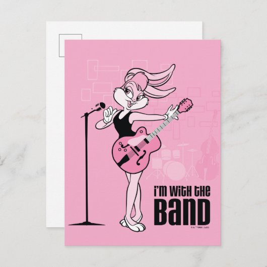 ロラバニー私はバンドと一緒にいる ポストカード (正面/裏面)