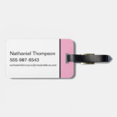 ロラバニー私はバンドと一緒にいる ラゲッジタグ (裏面横)