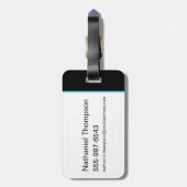 ロラバニー「スウィッシュ！」 バスケットボールダンク ラゲッジタグ (裏面縦)