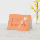 ロラバニーIハート金 カード (黄色い花)