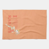 ロラバニーIハート金 キッチンタオル (横)