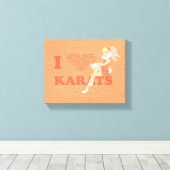 ロラバニーIハート金 キャンバスプリント (インサイチュ (ウッドフロア))