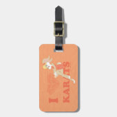 ロラバニーIハート金 ラゲッジタグ (正面縦)