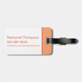 ロラバニーIハート金 ラゲッジタグ (裏面横)