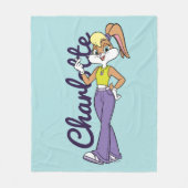 ロラフィンガーハート フリースブランケット (正面)