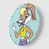 ロラフィンガーハート ラージ壁時計 (傾斜)