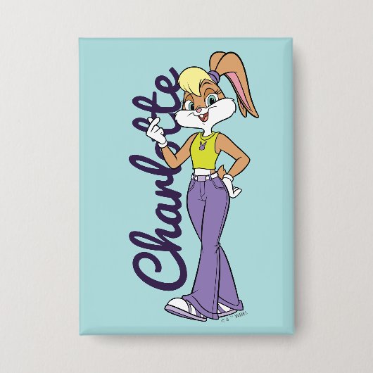 ロラフィンガーハート 缶バッジ (正面)