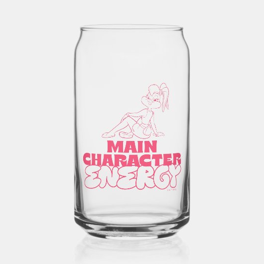 ロラメインキャラクターエネルギー ガラス缶 (正面)